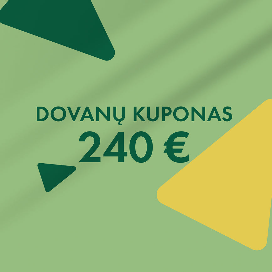 Dovanų kuponas 240 Eur