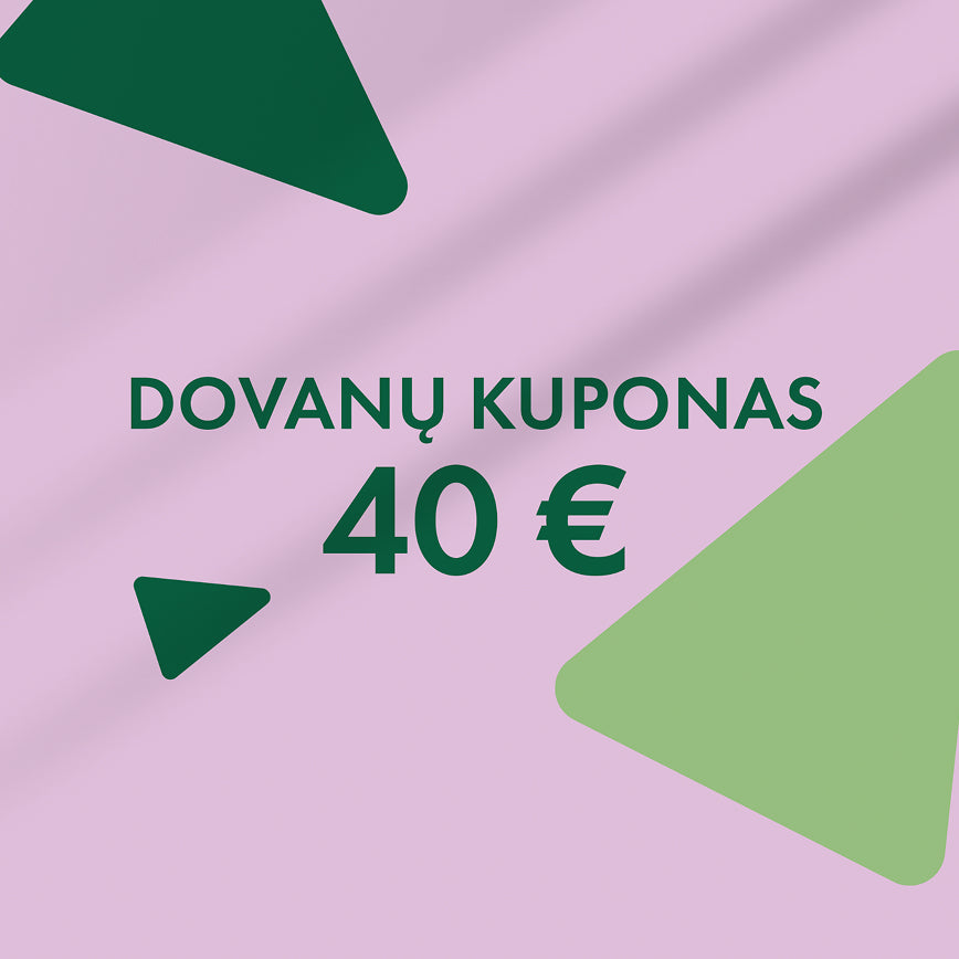 Dovanų kuponas 40 eur