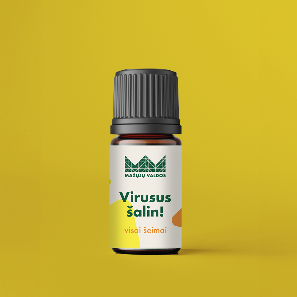 Eterinių aliejų mišinys „Virusus šalin!”