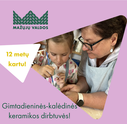 Gimtadieninės-kalėdinės keramikos dirbtuvės gruodžio 4 d. 17.30