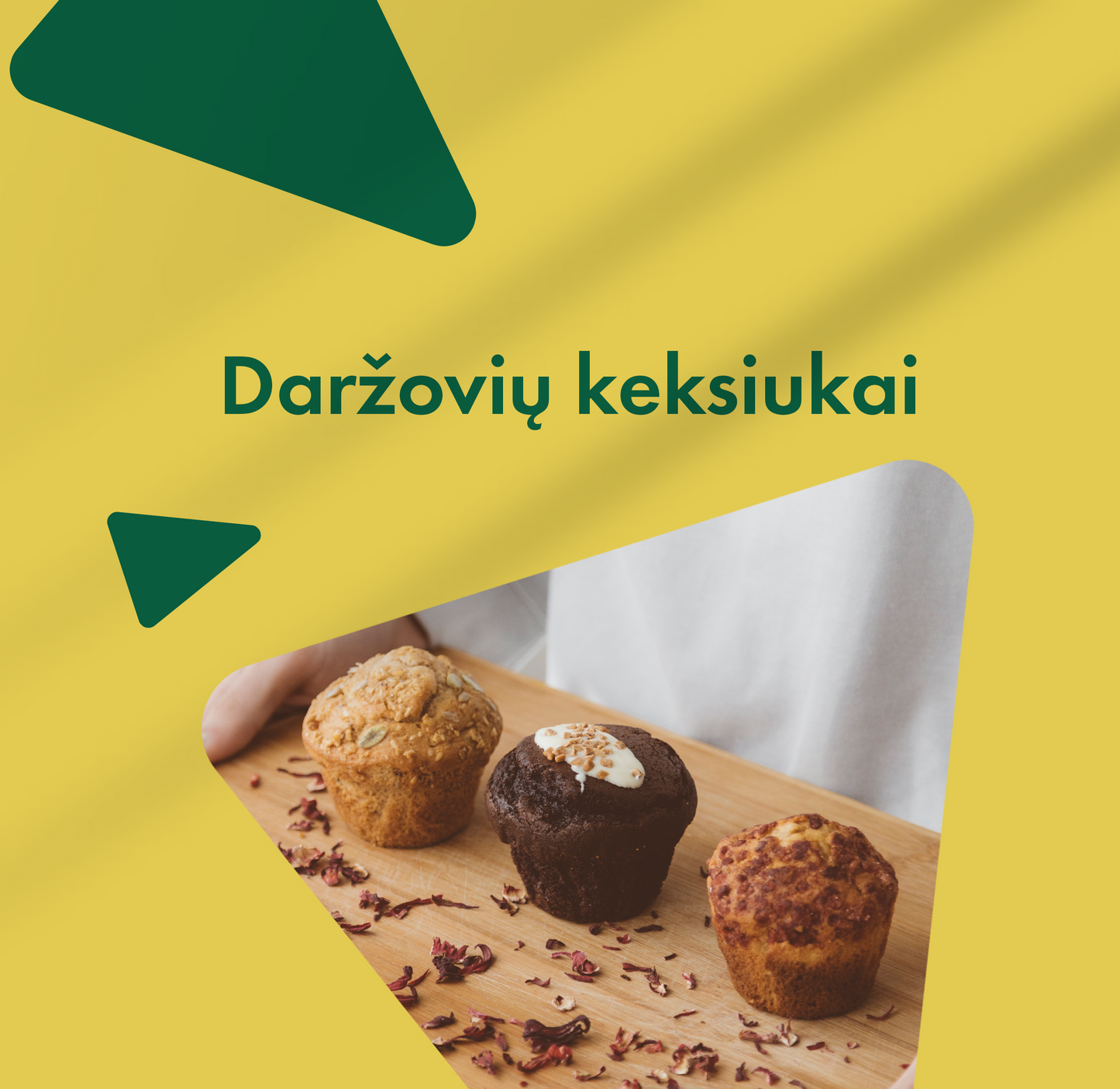 Daržovių keksiukai