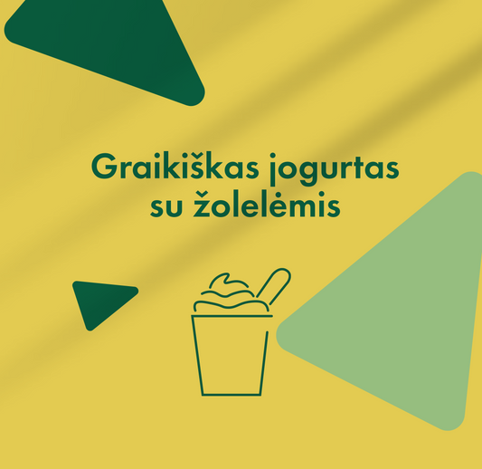 Graikiškas jogurtas su žolelėmis